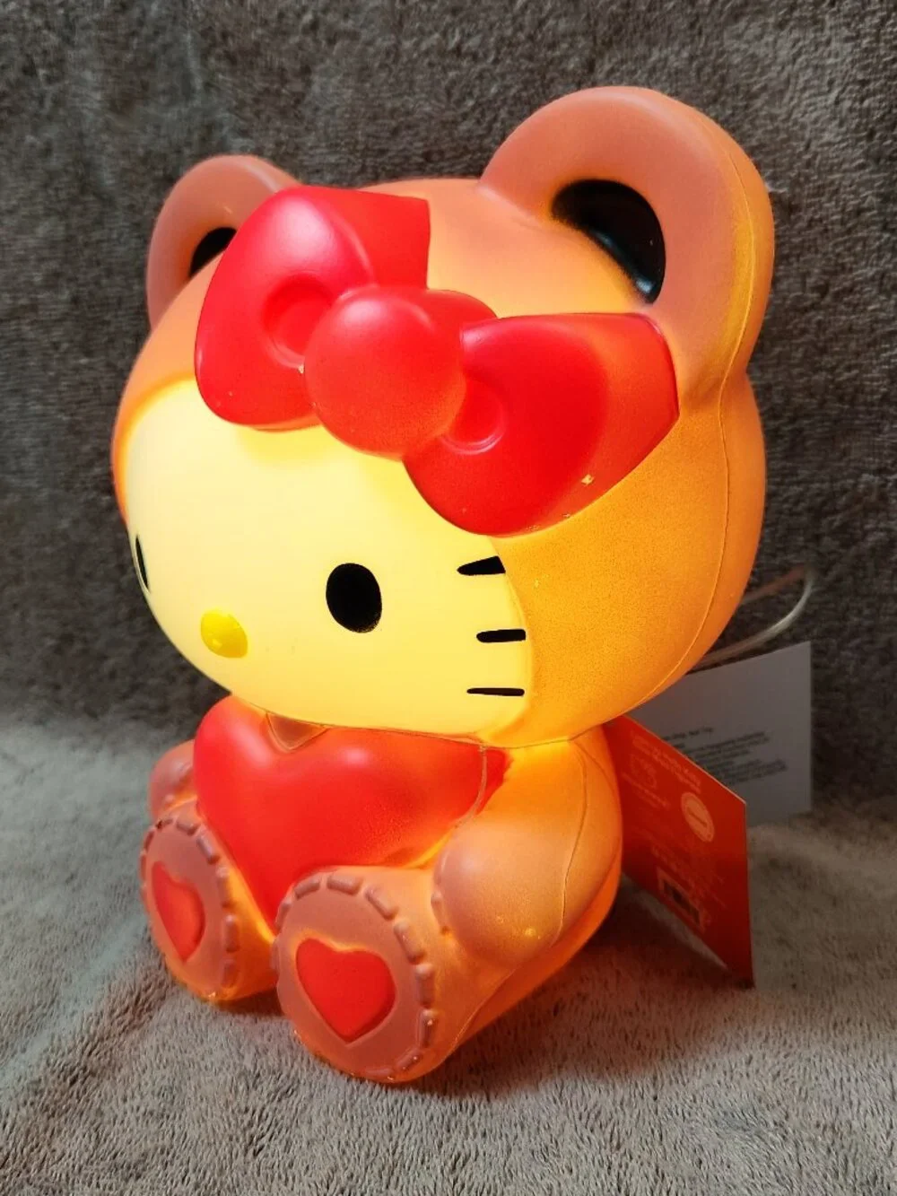 HELLO KITTY Light Up Blow Mold Figurine Nightlight - NWT